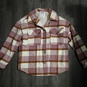 Garage Pink and White Checkered Jacket